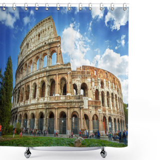 Personality  Colosseum In Rome, Italy Shower Curtains