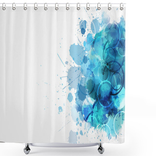 Personality  Abstract Modern Background Shower Curtains