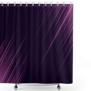Personality  Abstract Purple Background With Diagonal Light Lines. Shower Curtains