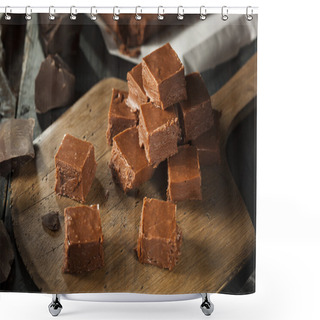 Personality  Homemade Dark Chocolate Fudge Shower Curtains