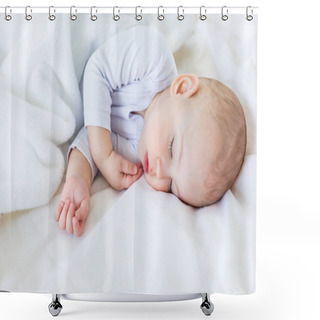 Personality  Baby Boy Sleeping  Shower Curtains