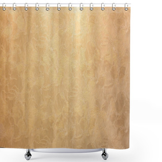 Personality  Golden  Bronze  Background Texture Shower Curtains