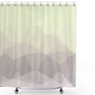 Personality  Abstract Geometric Background With Poly Pattern Shower Curtains