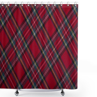 Personality  Tablecloth In A Cage Shower Curtains