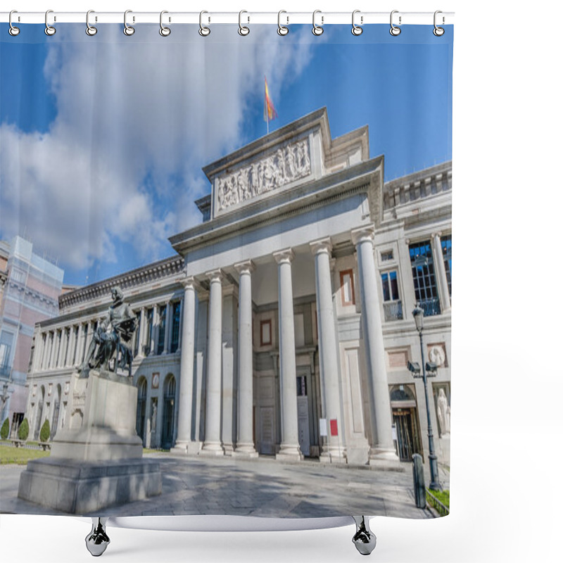 Personality  Prado Museum in Madrid, Spain shower curtains