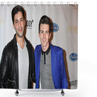 Personality  Josh Peck And Drake Bell Shower Curtains
