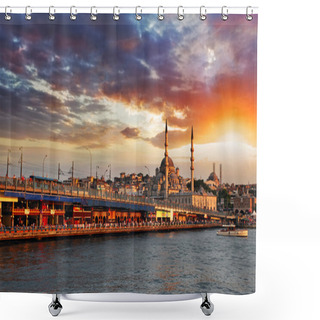 Personality  Istanbul At Sunset, Turkey Shower Curtains