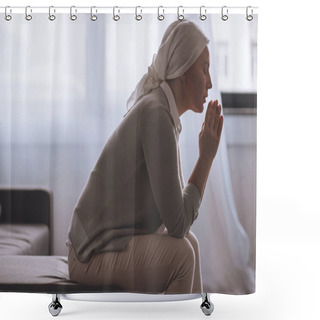 Personality  Praying Shower Curtains