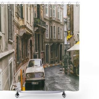 Personality  Narrow Street Shower Curtains