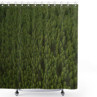 Personality  Beautiful Scenery Shot From The Drone Shower Curtains