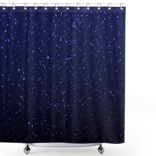 Personality  Space Stars Background. Vector Illustration Shower Curtains