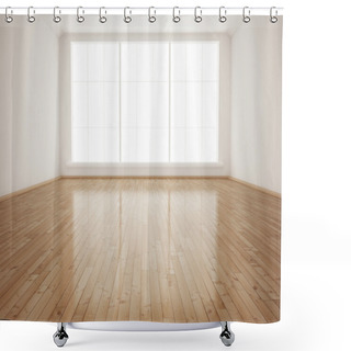 Personality  Interior Empty Room Shower Curtains