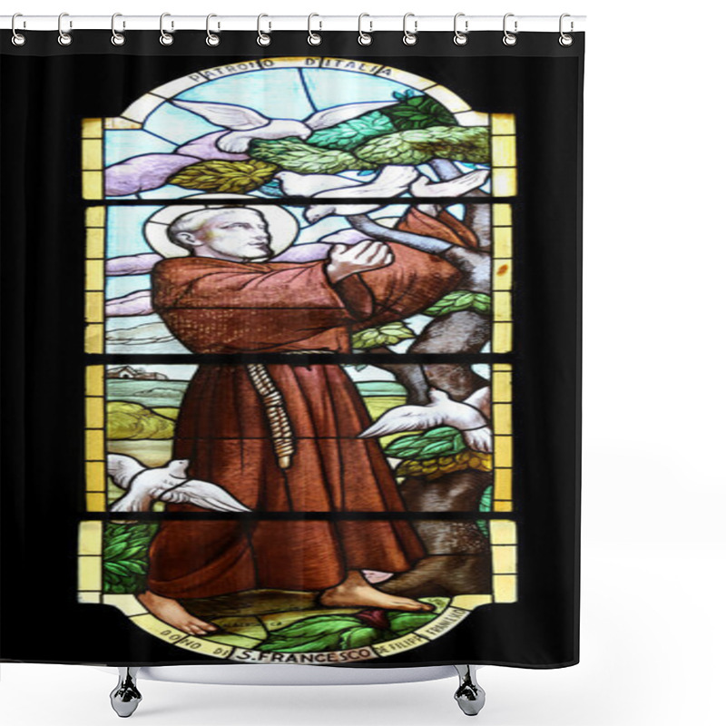 Personality  Saint Francis Of Assisi Shower Curtains