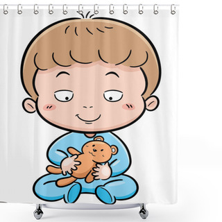 Personality  Baby Shower Curtains