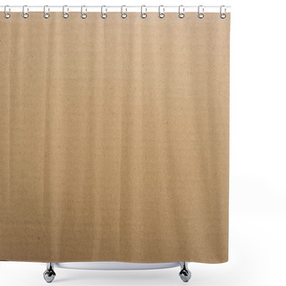 Personality  Texture Of Brown Packing Paper Box Background. Shower Curtains