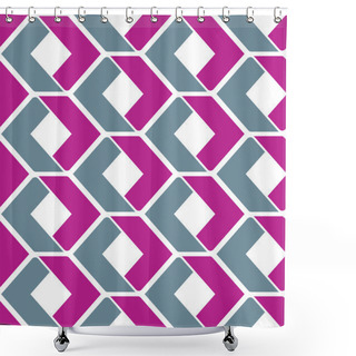 Personality  Colorful Geometric Seamless Pattern Shower Curtains