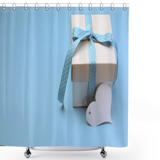 Personality  Blue Theme Present Gift Shower Curtains