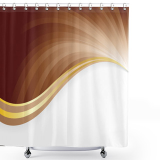 Personality  Abstract Chocolate Background Shower Curtains