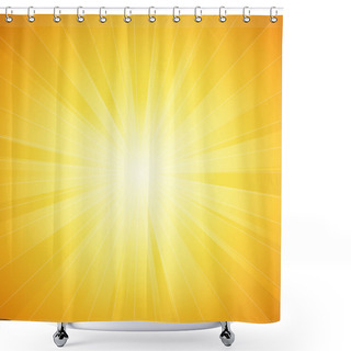 Personality  Shiny Sun Vector Shower Curtains