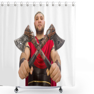 Personality  Strong Gladiator Man Shower Curtains