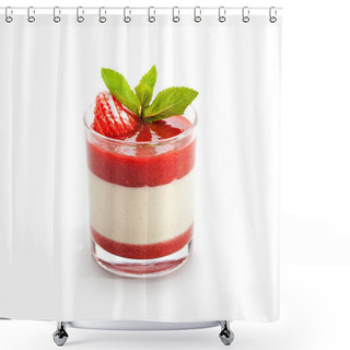 Personality  Panna Cotta Shower Curtains
