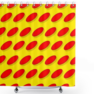 Personality  Dotted Pop Art Like Background Shower Curtains