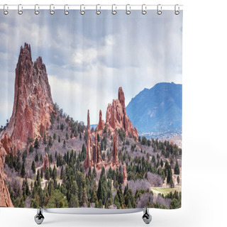 Personality  Garden Of   Gods Shower Curtains