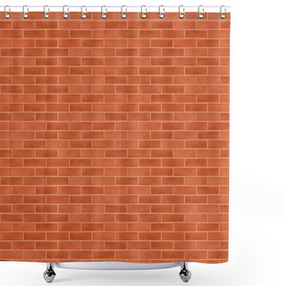 Personality  Seamless Brick Wall Background Shower Curtains