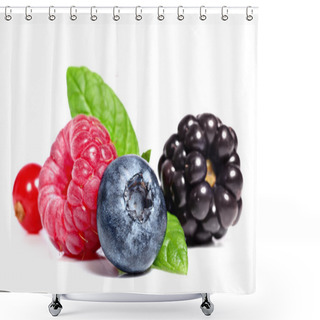 Personality  Berry Fruit Shower Curtains