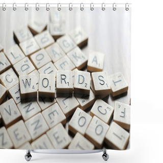 Personality  Words Shower Curtains