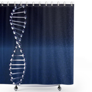 Personality  DNA Molecule Shower Curtains