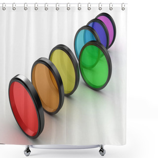 Personality  The Photofilters Shower Curtains