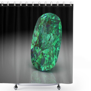 Personality  Emerald (high Resolution 3D Image) Shower Curtains