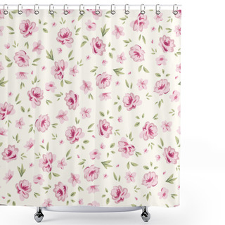 Personality  Simple Rose 2 Shower Curtains