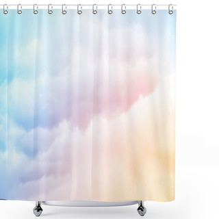 Personality  Rainbow Clouds Shower Curtains