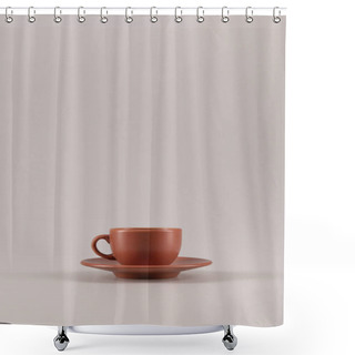 Personality  Ceramic Coffee Cup  Shower Curtains