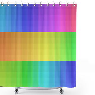 Personality  Color Palettes Background Shower Curtains