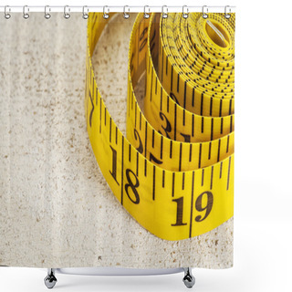 Personality  Tape Measure Shower Curtains