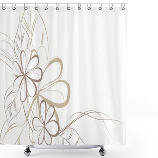 Personality  Floral Background Shower Curtains