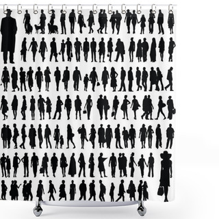 Personality  Silhouettes Shower Curtains