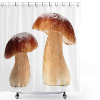 Personality  Cep On White Shower Curtains