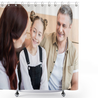 Personality  Family Spending Time Together Shower Curtains