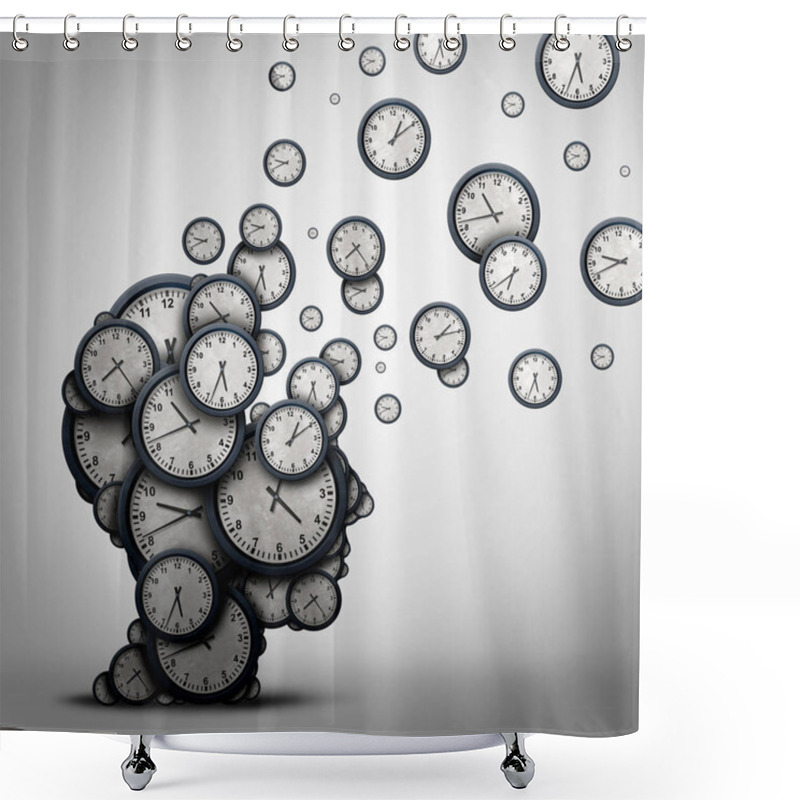 Personality  Planning Time Concept Shower Curtains