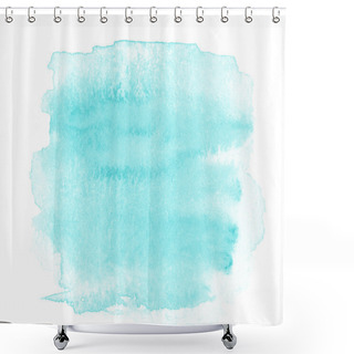 Personality  Abstract Light Blue Watercolor Background Shower Curtains