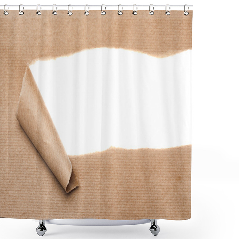 Personality  Ripped Parcel Shower Curtains