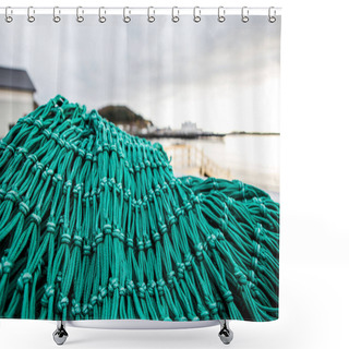 Personality  Fishing Nets And Stuff Outdoor Shower Curtains