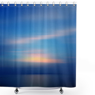 Personality  Motion Blurred Background Of Refraction In The Sea At Twilight Times. Shower Curtains