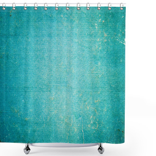 Personality  Old Blue Paper Shower Curtains