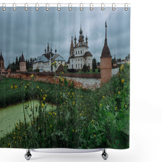 Personality  Kremlin In Ancient Russian Town Yuryev-Polsky. Shower Curtains