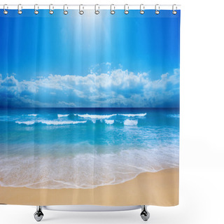 Personality  Paradise Beach Shower Curtains